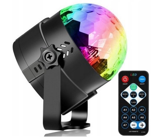RoGer Projector / Disco Ball / RGB LED + Remote Control