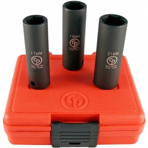 3-OS. ÕHUKESTE VELJEPADRUNITE KOMPLEKT 1 / 2" 17.19.21 SS413DTW CHICAGO PNEUMATIC