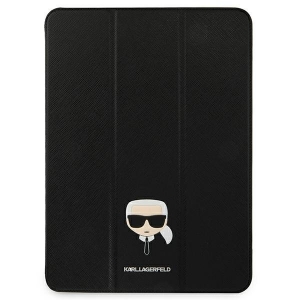 Karl Lagerfeld Saffiano KLFC11OKHK Book Cover Case For Tablet Apple iPad 11" Pro 2021 Black