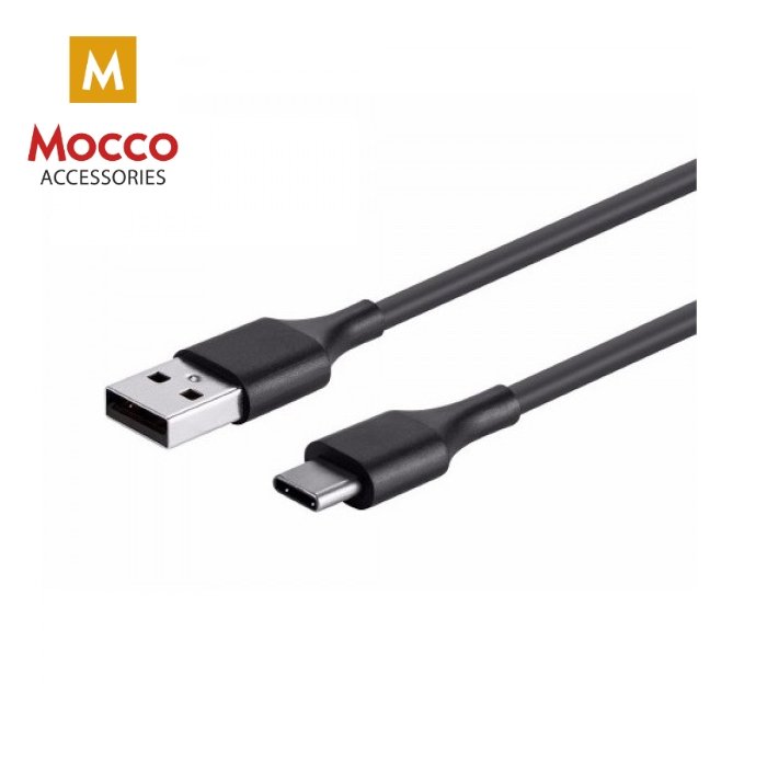 Mocco Fast Charge (DC12WK-G) USB to Type-C Data & Charger Cable 1m Black