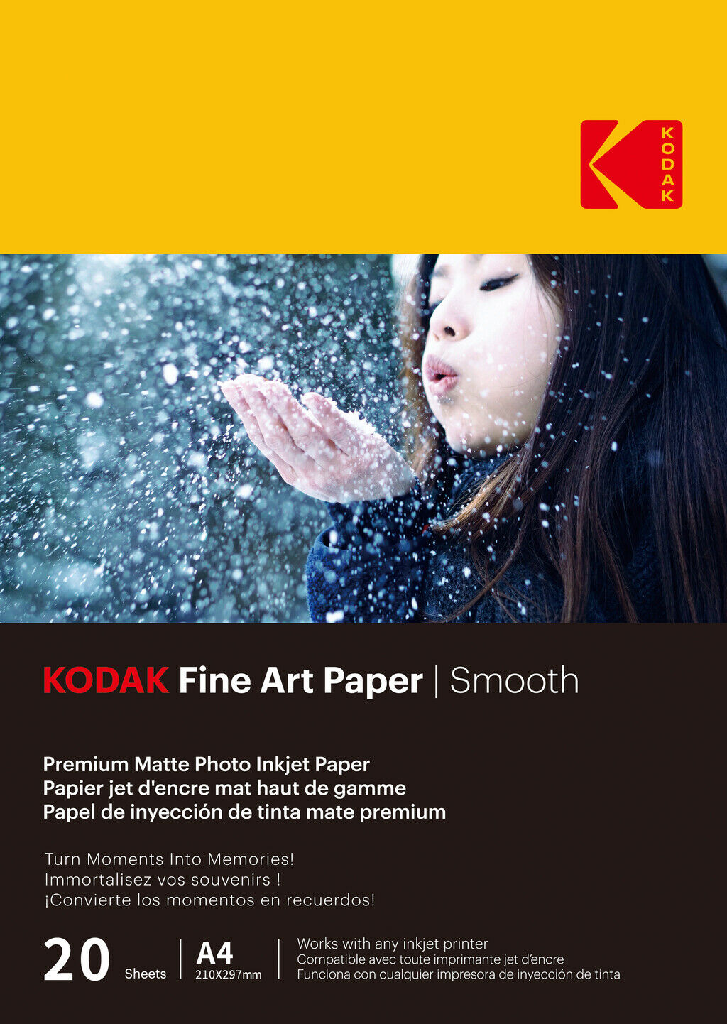 Kodak Fine Art Paper 230g Matte Coated Smooth A4x20