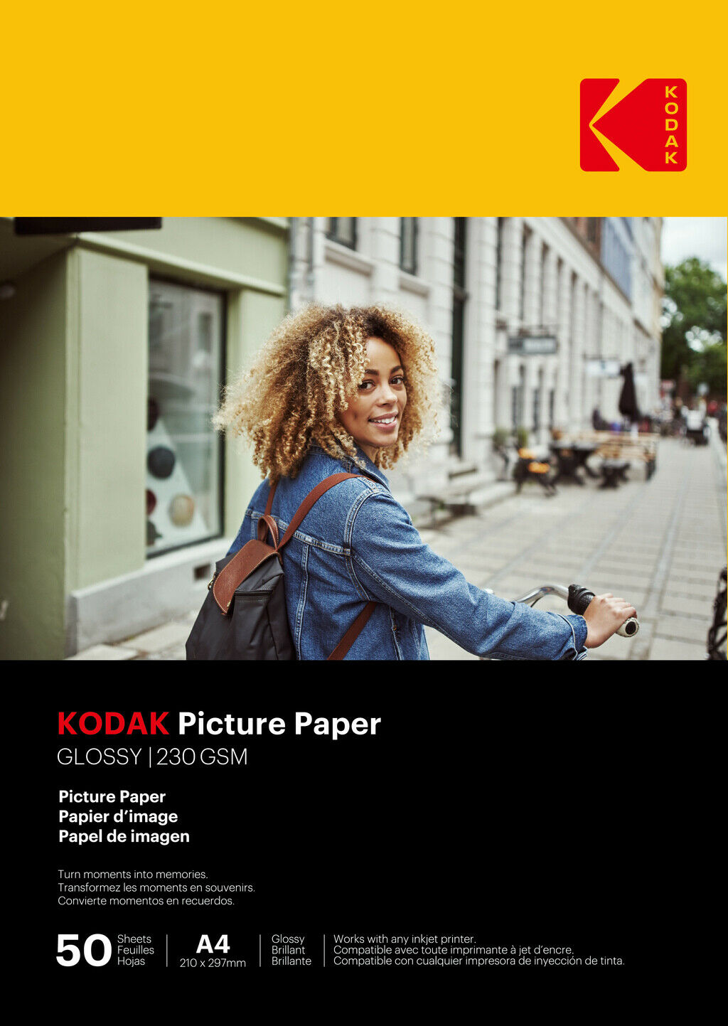 Kodak Picture Paper 230g 11.8 mil Glossy 4/6x100 (9891267)