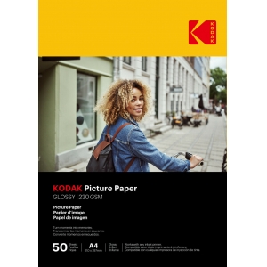 Kodak Picture Paper 230g 11.8 mil Glossy 4/6x100 (9891267)