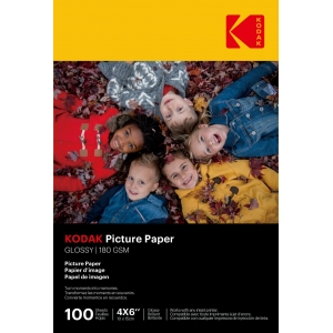 Kodak 180gsm 9.1mil Glossy 4/6x100