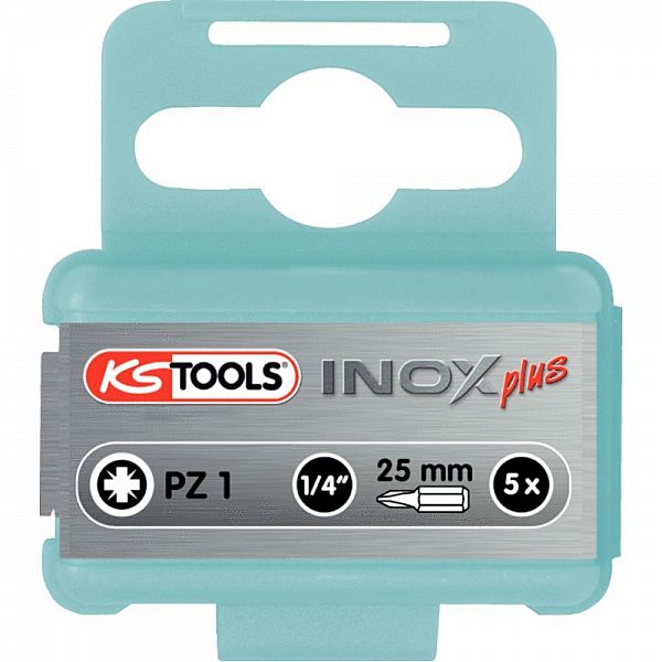 1 / 4" KRUVIK. OTSIK INOX PZ2 / 25MM 5TK KS TOOLS