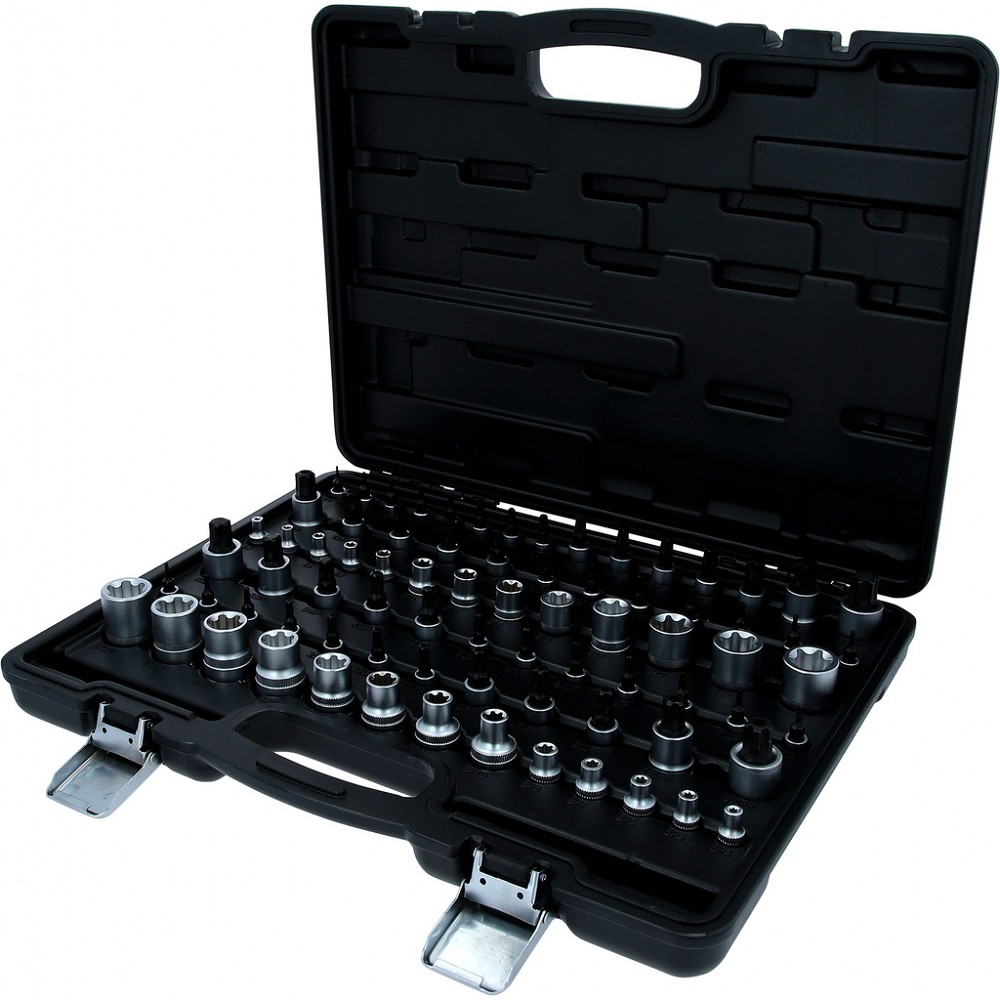 77-OS. 1 / 2"+3 / 8"+1 / 4" AUTO SPETSIAAL PADRUNOTSIKUTE KOMPLEKT KS TOOLS