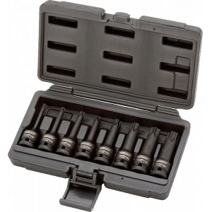 8-OS LÖÖK-TORXIDE KOMPL. 1 / 2" PIKAD T30-T80 KS TOOLS