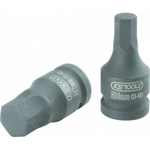 LÜHIKE LÖÖK-KUUSKANTOTSIK 1 / 2" 6MM (L=38MM) KS TOOLS