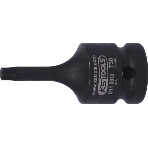 LÜHIKE LÖÖK TORXOTSIK T30 1 / 2" (L=57MM) KS TOOLS