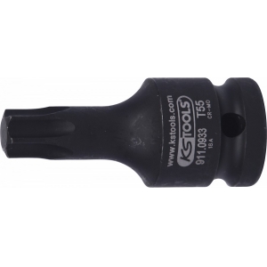 LÜHIKE LÖÖK TORXOTSIK T55 1 / 2" (L=57MM) KS TOOLS
