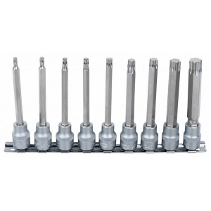 9-OS. PIKKADE TORX OTSIKUTE KOMPL. 3 / 8". T20-T60 KS TOOLS