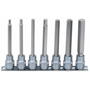 7-OS. 3 / 8" PIKKADE KUUSKANTOTSIKUTE KOMPL. 4-12MM KS TOOLS