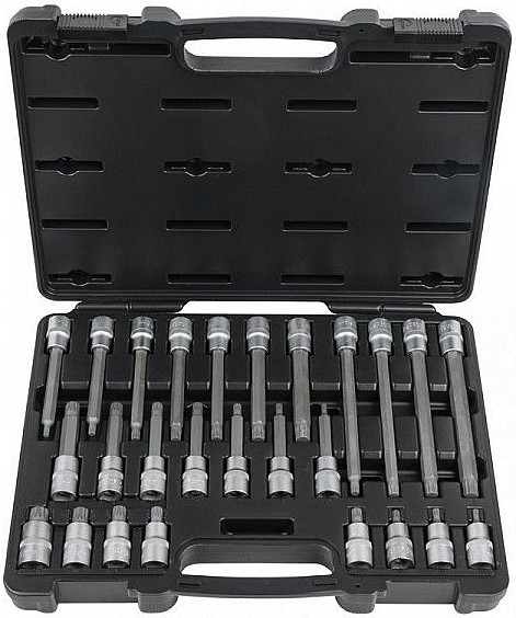 26-OS. 1 / 2" 12-TÄHIKOTSIKUTE KOMPLEKT 55-200MM KS TOOLS