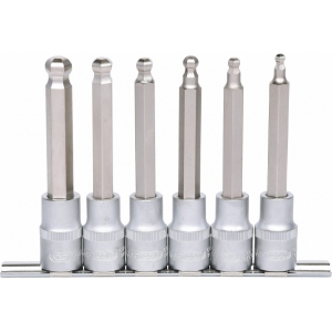 6-OS. PIKKADE KUUSKANTOTSIKUTE KOMPL. KUULOTSAGA 5-12MM KS TOOLS