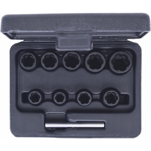 10-OS. SPIRAALPADRUNITE KOMPL. 10-19MM 3 / 8" KS TOOLS