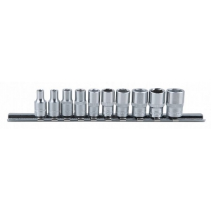 10-OS. 1 / 4" LÜHIKESTE PADRUNITE KOMPL. SIINIL 4-13MM KS TOOLS