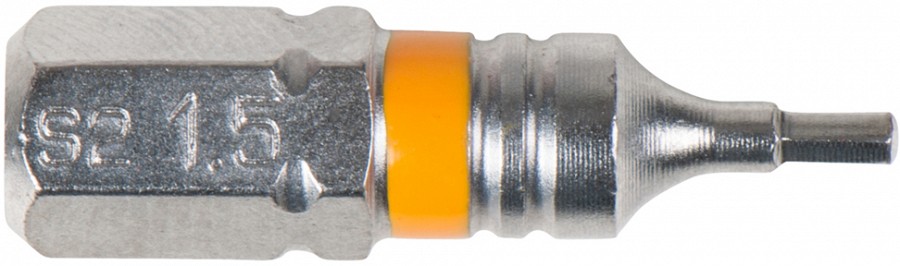KRUVIK. OTSIK KUUSKANT 1.5MM / 25MM 1TK TORSION KS TOOLS