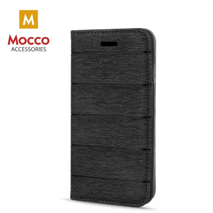 Mocco Smart Magnet Book Cloth Case For Sony M4 Aqua Black