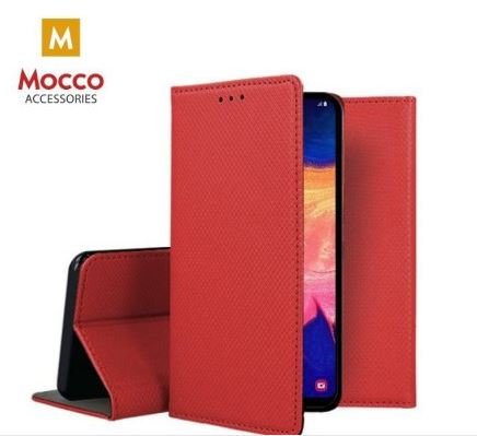 Mocco Smart Magnet Book Case For Samsung Galaxy S22 Ultra 5G Red