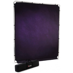 Manfrotto stuudio taust + raam EzyFrame Vintage, aubergine