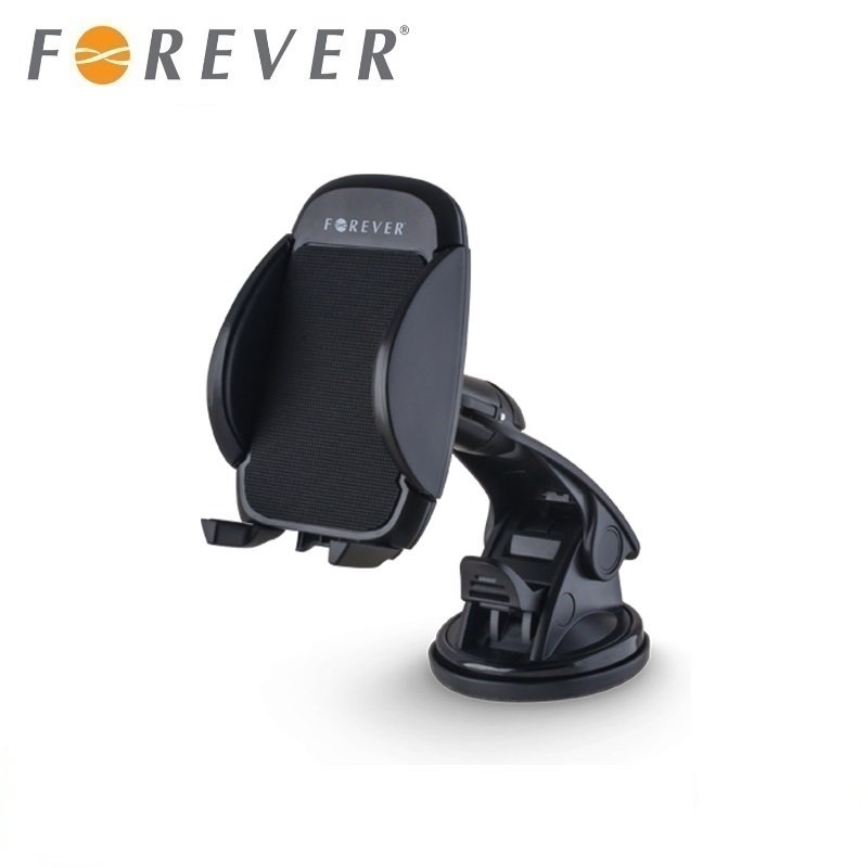 Forever CH-110 Universal Car Holder 12cm Window / Panel Adjustable Mechanism (6-9cm) Black