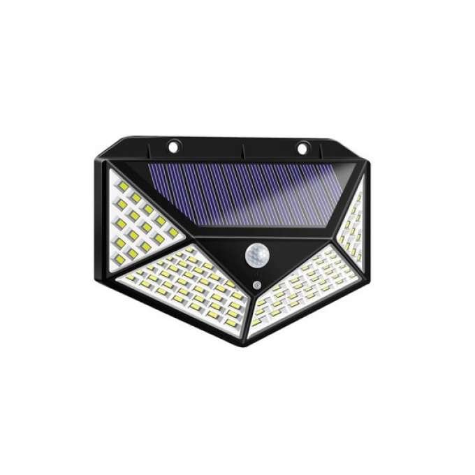 RoGer Solar Lamp with halogen 100 LED motion sensor