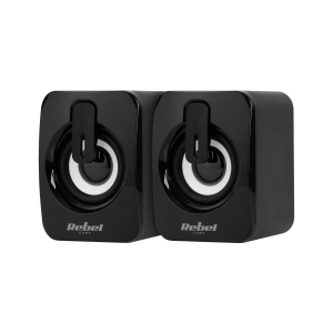 Rebel CS-15 Desktop 2.0 Speakers 2x 3W with 3.5mm Audio / USB