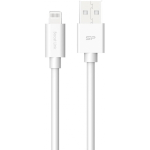 Silicon Power кабель USB - Lightning Boost Link 1 м, белый
