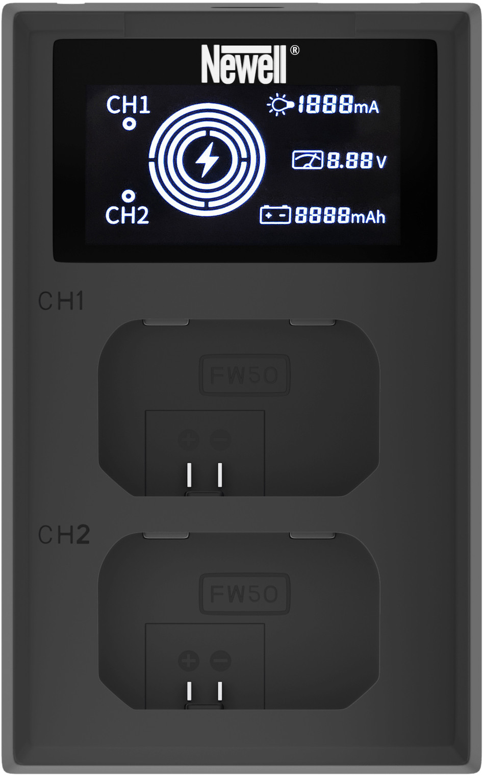 Newell akulaadija FDL-USB-C Dual-Channel Sony NP-FW50