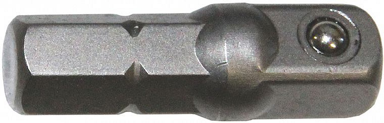 1 / 4" KUUSKANT - 1 / 4" NELIKANT ADAPTER PADRUNITELE 30MM PIKK TRIUMF