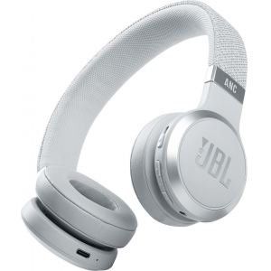 JBL juhtmevabad kõrvaklapid Live 460NC, valge