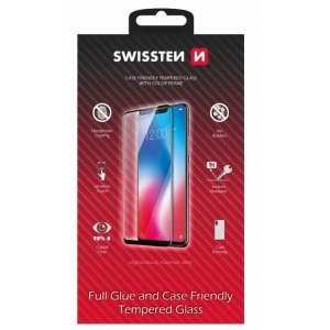 Swissten Full Face Tempered Glass Apple iPhone 11 Black