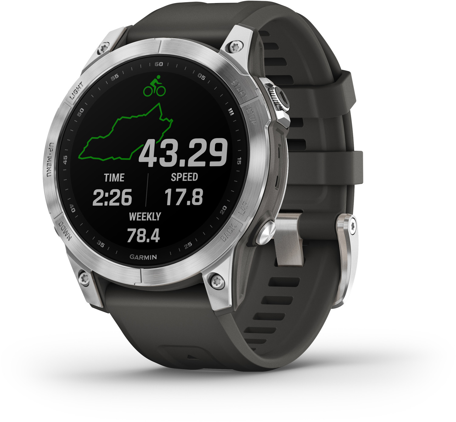 Garmin fenix 7, silver/graphite