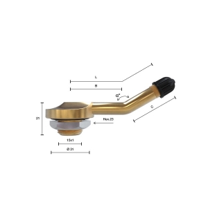 TL-VENTIIL VEOAUTO / HAAGIS V3-16-1 (65MSF) AVA=20.5. L=36+29MM. PAINUTATUD