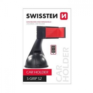 Swissten S-GRIP S2 Premium Universal Window Holder with 360 Rotation For Devices 3.5'- 6.0' inches Black