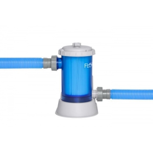 Bestway 58675 Flowclear 1500gal Transparent Filter Pump