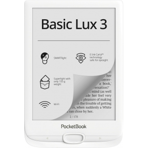 PocketBook Basic Lux 3 6", valge