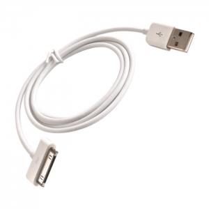 Forever Data & Charging USB Cable Apple iPhone 4 4S / iPad 2 3 White