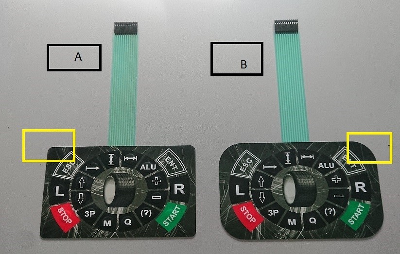 TASAK.PINGI 2351. 2351L JUHTPANEEL (KEYBOARD) "B" UUEM. UNI-TROL