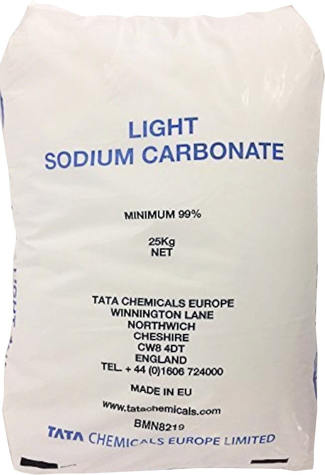 KALTSINEERITUD PUHASTUSOODA 25KG 0.30-0.50MM