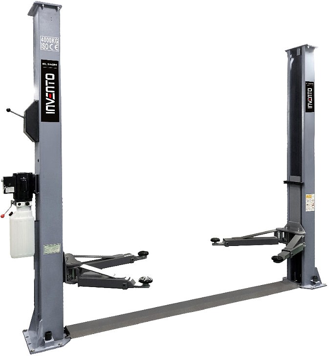 4.0T 2-POST TÕSTUK ELEKTROHÜDRAULILINE ALATALA (MEH.LUKUD) EL S 40M. 400V INVENTO