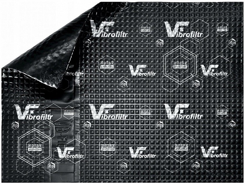 NOISE PROTECTION ALU KATTEGA MÜRAMATT / PIGIMATT 1.5MM 500X700MM VIBROFILTR