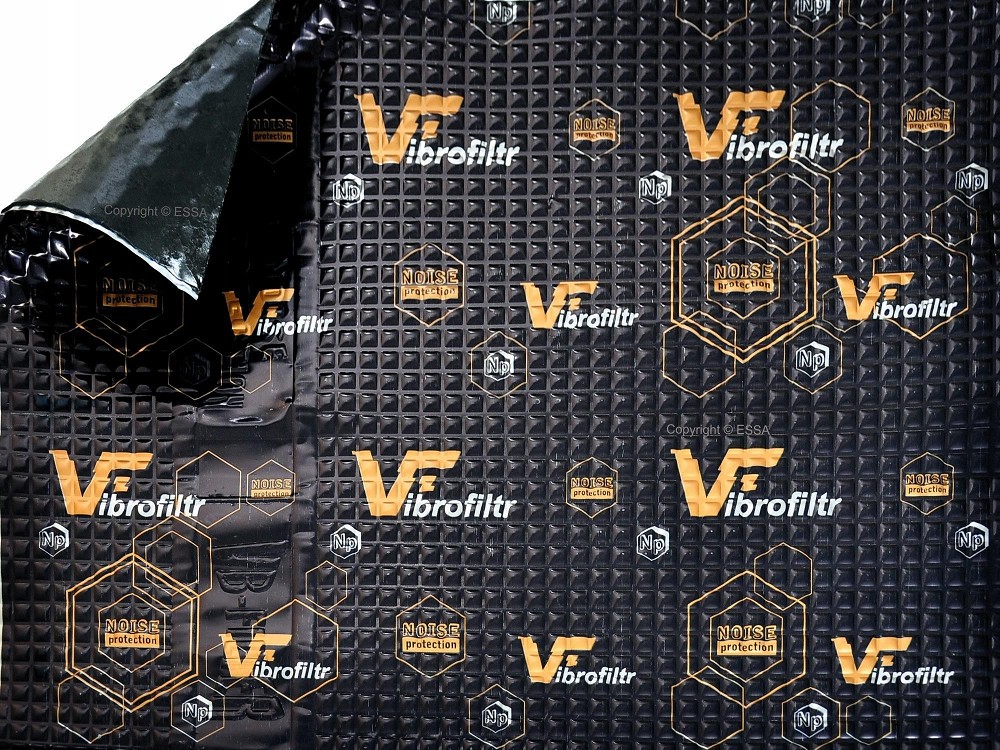 NOISE PROTECTION ALU KATTEGA MÜRAMATT / PIGIMATT 2.0MM 500X700MM VIBROFILTR
