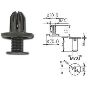 TÜÜBEL POLSTRILE 10MM 1TK DOBMAR