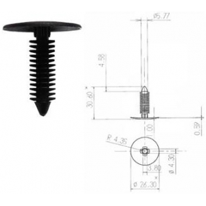 TÜÜBEL POLSTRILE 6-8.5MM 1TK DOBMAR