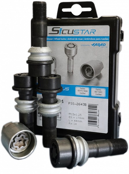 LUKUSTUSP. SICUSTAR PK15X1.25 / 44 / 17 (PK / R14) FSS-2643B / BVNMB44