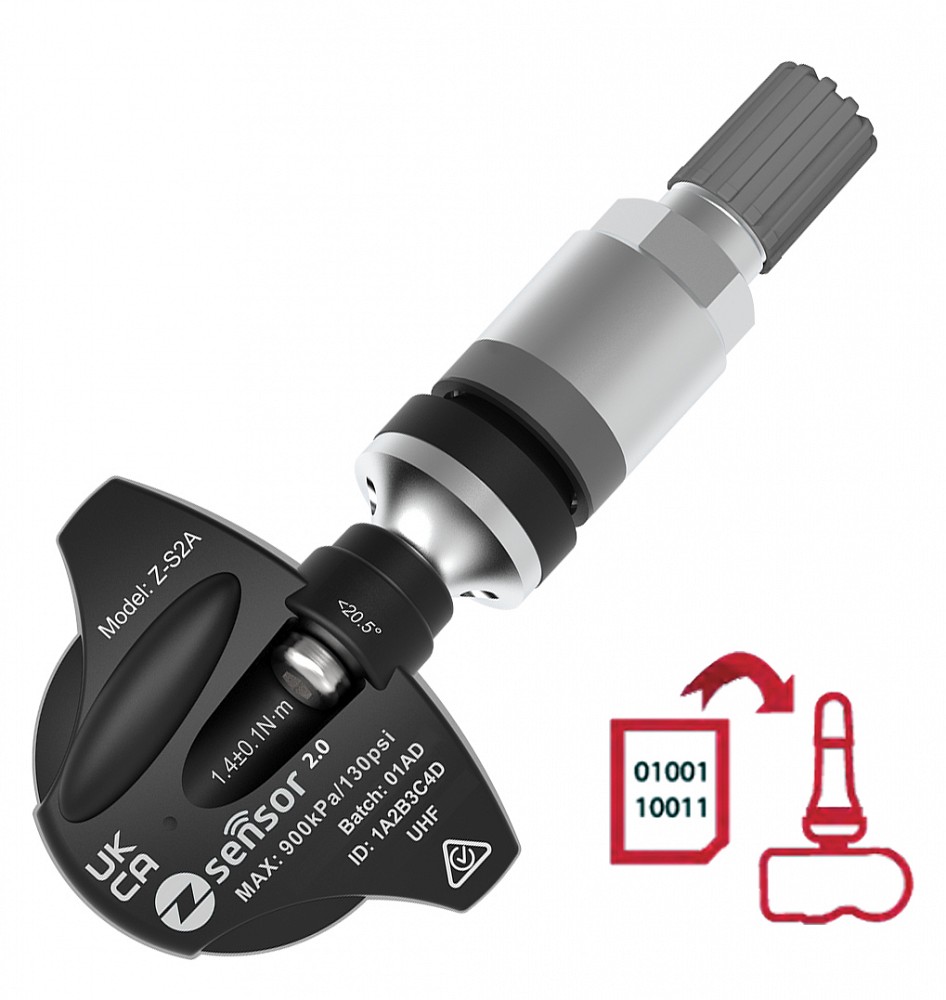 TPMS ANDUR ZYLUX Z-S2A AL.VENTIILIGA (PROGRAMMEERITAV)