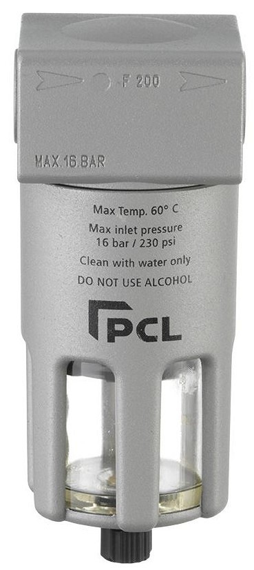 FILTER 1 / 2". 6000L / MIN (6BAR) 10 µM. PCL ATF12. MAX 16 BAR