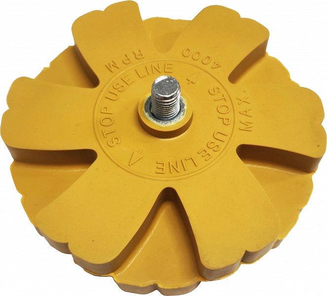 SEGMENT KUMMIKÄI VELJELT LIIMIJÄÄKIDE EEMALDAMISEKS (4000RPM) 90MM. VELG.EE