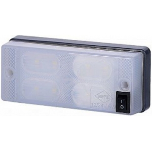 LWD658 SALONGI SISEVALGUSTI LED LÜLITIGA 12 / 24V (107.6MMX45.6MM)